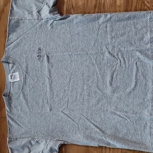 ADIDAS Vintage 1990's Gray Ribbed T-Shirt Men's Large